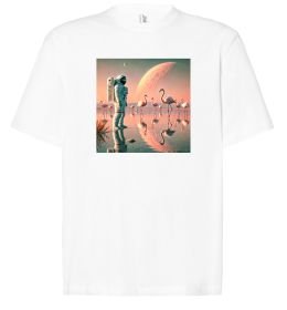 Футболка Оверсайз Космонавт Місяць