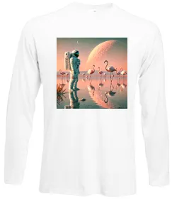 Лонгслив MOON Белый фото
