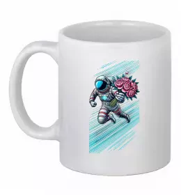 Чашка керамическая I need more space Белый фото