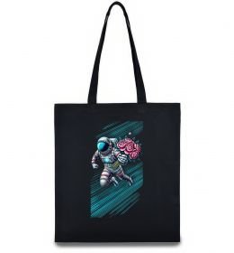 Эко-сумка Космонавт з квітами Эко-сумка Космонавт з квітами