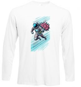 Лонгслив Космонавт з квітами