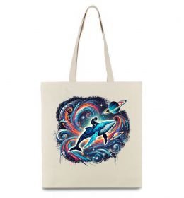 Эко-сумка Космос кит космонавт