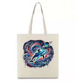 Еко-сумка I need more space Бежевий фото