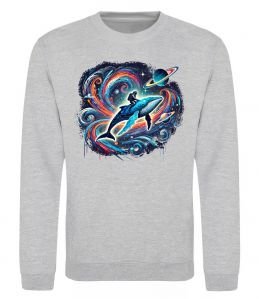 Світшот Космос кит космонавт