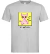 Мужская футболка Киш без негативу Серый фото