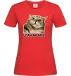 Жіноча футболка Штааааа Червоний фото
