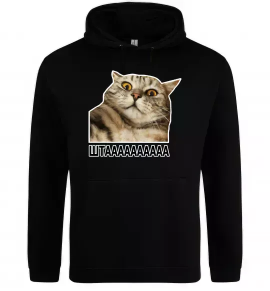 Жіноча толстовка (худі) Штааааа Чорний фото