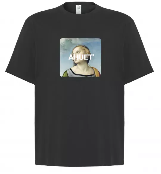 Футболка Оверсайз ahuet Черный фото