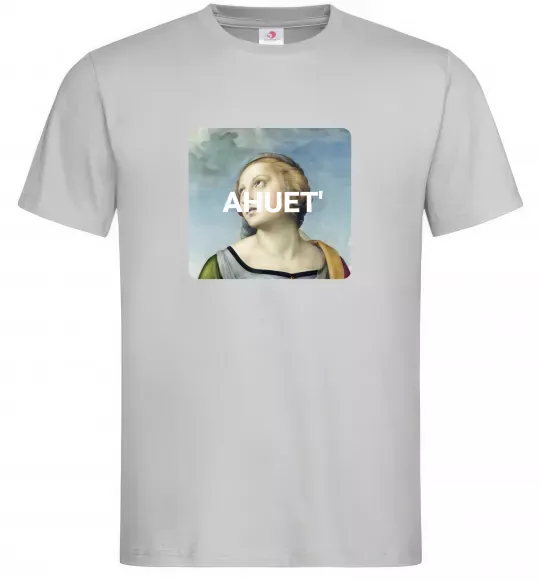 Чоловіча футболка ahuet Сірий фото