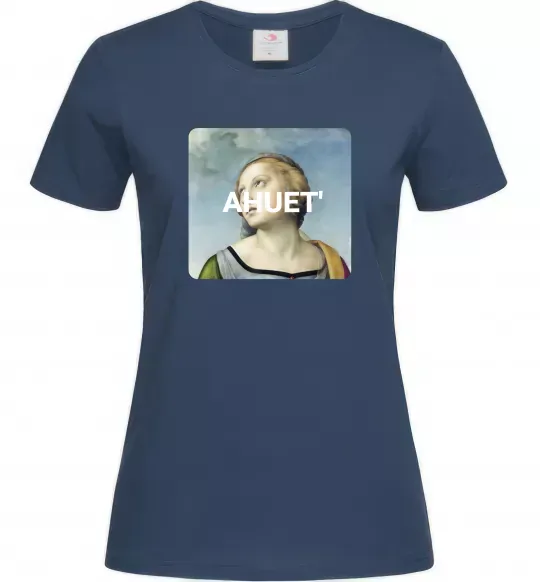 Жіноча футболка ahuet Темно-синій фото