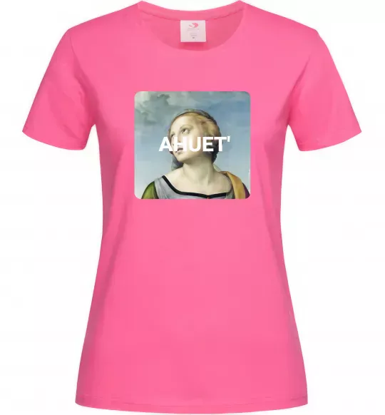 Жіноча футболка ahuet Яскраво-рожевий фото