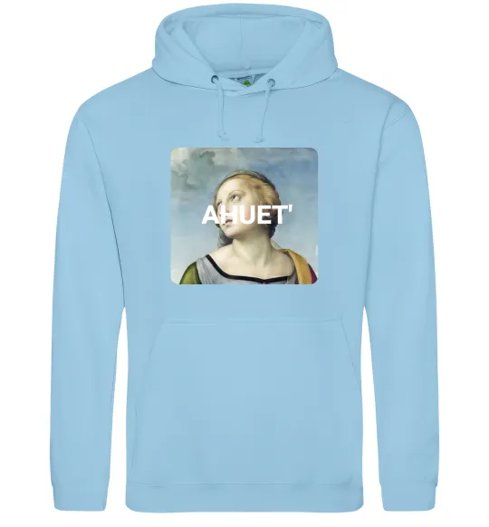 Жіноча толстовка (худі) ahuet Блакитний фото