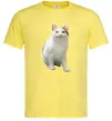 Мужская футболка Cat meme Лимонный фото