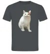 Мужская футболка Cat meme Графит фото