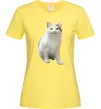Жіноча футболка Cat meme Лимонний фото