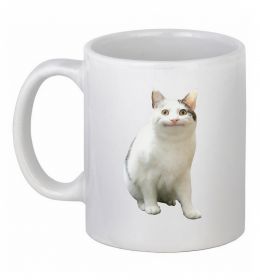 Чашка керамічна Cat meme
