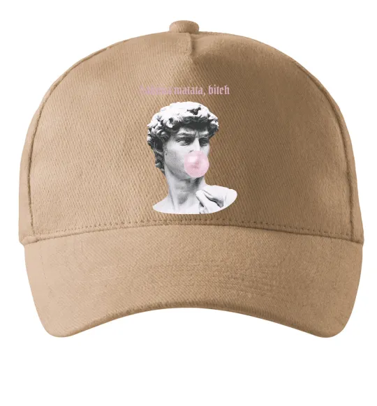 Кепка Hakuna matata b*tch Пісочний фото