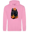 Жіноча толстовка (худі) Halloween червоний місяць Рожевий фото