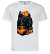 Мужская футболка Halloween червоний місяць Белый Мужская футболка Halloween червоний місяць Белый фото