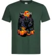 Мужская футболка Halloween червоний місяць Темно-зеленый Мужская футболка Halloween червоний місяць Темно-зеленый фото