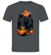 Мужская футболка Halloween червоний місяць Графит Мужская футболка Halloween червоний місяць Графит фото