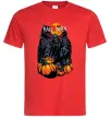 Мужская футболка Halloween червоний місяць Красный Мужская футболка Halloween червоний місяць Красный фото