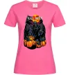Женская футболка Halloween червоний місяць Ярко-розовый Женская футболка Halloween червоний місяць Ярко-розовый фото
