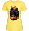 Женская футболка Halloween червоний місяць Лимонный Женская футболка Halloween червоний місяць Лимонный фото
