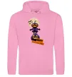 Мужская толстовка (худи) Happy Halloween гарбуз-людина Розовый фото