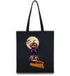 Эко-сумка Happy Halloween гарбуз-людина Черный Эко-сумка Happy Halloween гарбуз-людина Черный фото