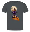 Мужская футболка Happy Halloween гарбуз-людина Графит Мужская футболка Happy Halloween гарбуз-людина Графит фото