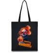 Эко-сумка Halloween зомбі дівчина Черный фото