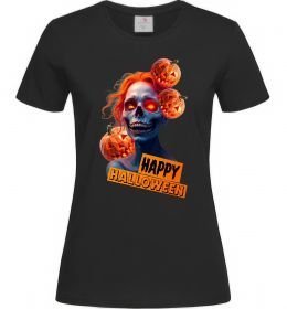 Жіноча футболка Halloween зомбі дівчина