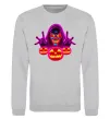 Свитшот Halloween Серый меланж фото