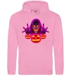 Мужская толстовка (худи) Halloween Розовый фото