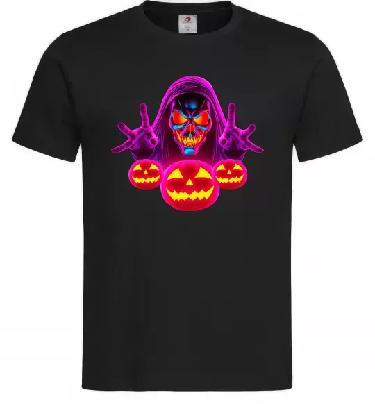 Чоловіча футболка Halloween Чорний фото