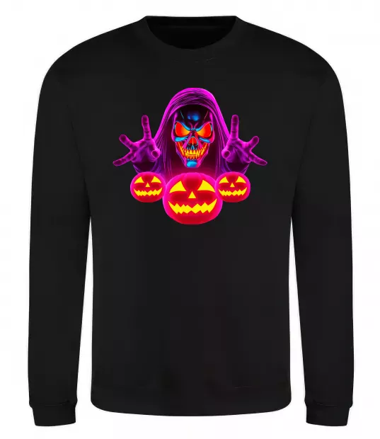 Світшот Halloween Чорний фото
