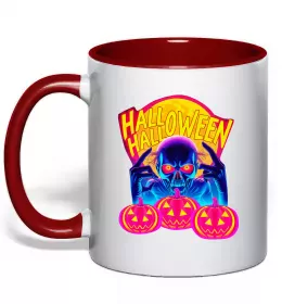 Чашка з кольоровою ручкою