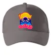Кепка Halloween череп Серый фото