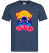 Чоловіча футболка Halloween череп Темно-синій Чоловіча футболка Halloween череп Темно-синій фото