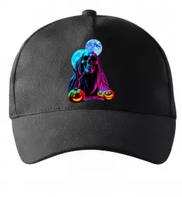 Кепка Halloween череп місяці Чорний фото