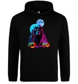 Мужская толстовка (худи) Halloween череп місяці