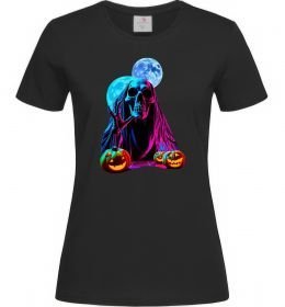 Женская футболка Halloween череп місяці