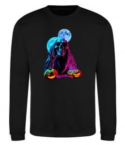 Свитшот Halloween череп місяці
