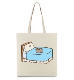 Эко-сумка Пушин на ліжку