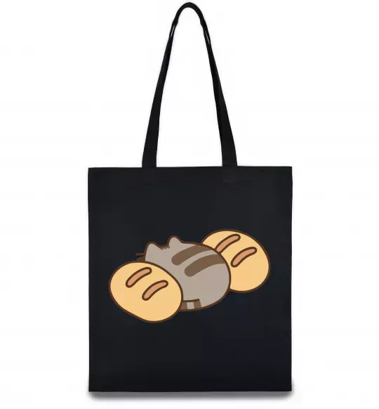 Эко-сумка Пушин та хліб Черный фото