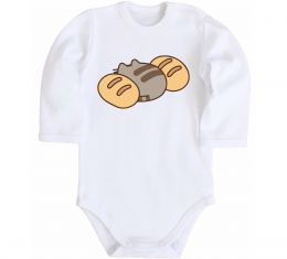 Детский боди Пушин та хліб