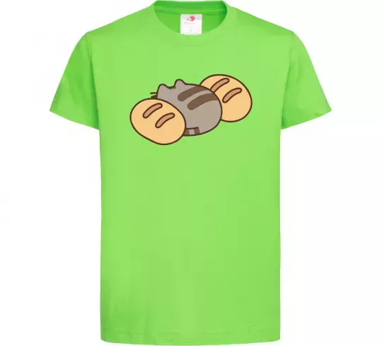 Детская футболка Пушин та хліб Лаймовый фото