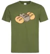 Чоловіча футболка Пушин та хліб Оливковий Чоловіча футболка Пушин та хліб Оливковий фото