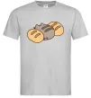 Чоловіча футболка Пушин та хліб Сірий Чоловіча футболка Пушин та хліб Сірий фото